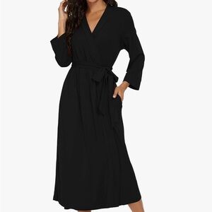 VINTATRE Women Robes Long Knit Bathrobe Lightweight Soft Knit